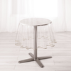 Image de Nappe Ronde Transparente Ourlet ColorÃ©