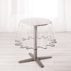 Image de Nappe Ronde Transparente Ourlet ColorÃ©