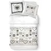 Image de Today Parure De Lit Coton 2 Personnes - 240x260 Cm - ImprimÃ© Blanc Eden