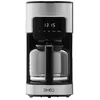 Image de SimÃ©o CFP210 - CafetiÃ¨re - 15 tasses - Noir mat / inox brossÃ©