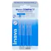 Image de Inava Brossettes Interdentaires Étroites Compactes Mono 0,8 mm Bleues x4