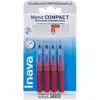 Image de Inava Brossettes Interdentaires Compactes Mono Larges 1,5 mm Rouge x4