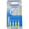 Image de Inava Trio Compact - Brossettes interdentaires ISO 2 1 mm étroites - 4 recharges jaunes