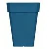 Image de Bac Ã Fleurs CarrÃ© Riviera Soleilla - Plastique - Hauteur 53 Cm - Bleu