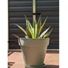 Image de Bac Ã Fleurs Rond Riviera Soleilla - Plastique - Diametre 50 Cm - Vert Argile