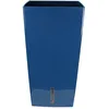 Image de Bac a fleurs carrÃ© RIVIERA EVA NEW HAUT - Plastique - 52x52 cm - Bleu