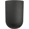 Image de Bac A Fleurs Rond Riviera Granit Tulipe - Plastique - Diametre 50 Cm - Noir