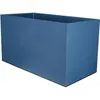 Image de Bac A Fleurs Rectangulaire Riviera Granit - Plastique - 80x40 Cm - Bleu