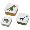 Image de Set De 3 Lunch Box Les Dinosaure - Petit Jour Paris