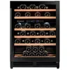Image de Cave Ã  vin Climadiff CBU50D2B - encastrable - niche - 60.5x57.5x82.5 cm (lxpxh) - 138 litres - classe F - noir
