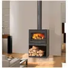 Image de PoÃªle Ã  bois Clairvoy 7kW peint noir GODIN - 411104KANTH