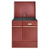 Image de Godin - CuisiniÃ¨re Ã  bois carmin 240162CARMINPOLI