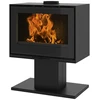 Image de Godin - PoÃªle Ã  bois 10kw noir 411202ANTH