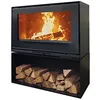 Image de Godin - PoÃªle Ã  bois fonte 10kw noir 411203PEINTANTHRACITE