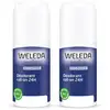 Image de Weleda Déodorant Homme Roll On 24h 2x50ml