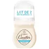 Image de Cavaillès Déodorant RollOn 48H Effet ExtraSec Sans Parfum 2x50 ml