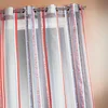 Image de Voilage En Organza Jacquard Ã Rayures Verticales ColorÃ©es