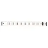 Image de Grille glissiÃ¨re H22 LG275 blanc - RENSON - 48516