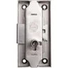 Image de Serrure espagnolette 80x40mm axe 20mm longueur du canon 12mm droite finition fer - DEVISMES - 12383-002-D