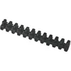 Image de Barrette 2 x 12 noire Dhome - Section 6 mmÂ²