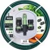Image de Kit complet arrosage jardin tuyau Â° 19 mm x 20 m + raccord + lance CAP VERT