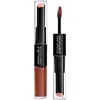 Image de Infaillible 24h Rouge Ã LÃ¨vres Duo - 117 Perpetual Brown - L'orÃ©al Marron