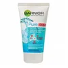 Image de Garnier Pure - gel nettoyant, gommage et masque contre les imperfections 3en1 - 150ml