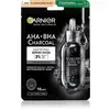 Image de Garnier Masque en tissu noir à l'extrait d'algues au charbon Pure Skin Naturale ls (masque en tissu noir) 28 g
