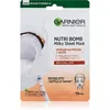 Image de Garnier Skin Naturals Nutri Bomb Masque Nourrissant En Tissu Pour Une Peau Lumineuse 28 G