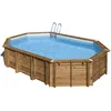 Image de Piscine bois Avocado 6,56 x 4,56 x 1,27 m - GrÃ©