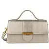 Image de Sac Bandouliere LANCASTER  Baguette Croco Ily M Champagne - Lézard P31708679