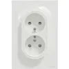 Image de Double prise 2P+T - Blanc - Odace SCHNEIDER