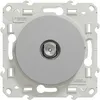 Image de Prise murale TV Odace Gris Aluminium Schneider Electric