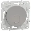 Image de Prise RJ45 ODACE grade 3 (multimÃ©dia) STP Aluminium - SCHNEIDER ELECTRIC - S530476