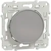Image de Obturateur mural Odace Gris Aluminium Schneider Electric