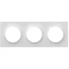 Image de Plaque 3 postes SCHNEIDER ELECTRIC Odace Styl blanc