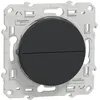 Image de Va-et-vient et bouton-poussoir ODACE pour volet roulant 2 boutons anthracite - SCHNEIDER ELECTRIC - S540207