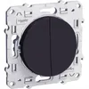 Image de Double poussoir - Anthracite - ODACE SCHNEIDER