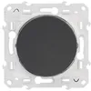 Image de SCHNEIDER ELECTRIC Interrupteur poussoir Odace anthracite