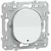 Image de Interrupteur va-et-vient lumineux LED Ovalis Schneider Blanc