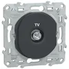 Image de Prise TV simple Ovalis Schneider Anthracite