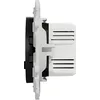 Image de MÃ©canisme double chargeur usb A + C 12W Schneider Electric Odace gris anthracite