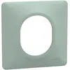 Image de Plaque de finition 1 poste Schneider Electric Ovalis S320702A coloris sauge l.87 x P.10 x H.87 mm
