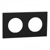 Image de Plaque de finition 2 postes noir onyx - Odace II SCHNEIDER