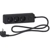 Image de Rallonge Multiprise SCHNEIDER 3 Prises 2P+T Anthracite 1,5m