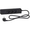 Image de Multiprise 3 prises + 2 USB Schneider Electric Odace anthracite 1.5 m