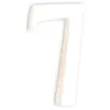 Image de Support à décorer en papier mâché - Petit Chiffre 7 - h. 12 cm