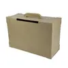 Image de Support à décorer en papier mâché - Urne valise - 14,5 x 36 x 23,5 cm