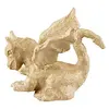 Image de Support à décorer en papier mâché - Dragon - 12 x 6,3 x 10,2 cm