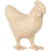Image de Poule en Papier mâché 18 x 8.5 x 19 cm